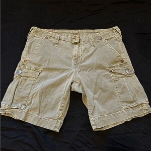 True Religion cargo shorts